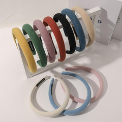 Soft Fabric Headband Hair Bands with Solid Colors