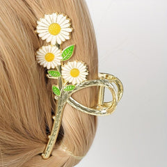 Daisy Hair Clip Flower Hair Claw Hair Accessories For Girls Women