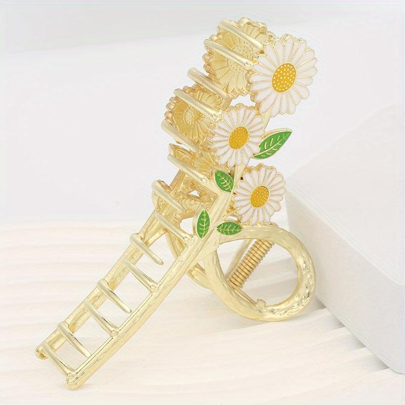 Daisy Hair Clip Flower Hair Claw Hair Accessories For Girls Women
