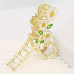 Daisy Hair Clip Flower Hair Claw Hair Accessories For Girls Women