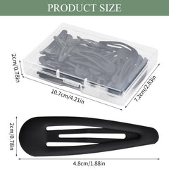 30pcs Large Metal Snap Hair Clips for Women Girls Hair Accessories