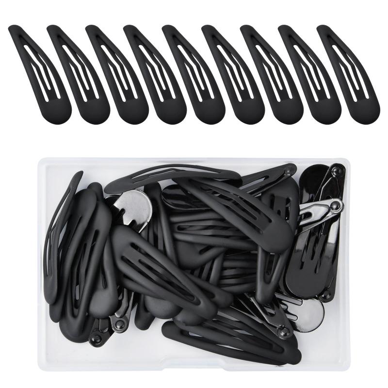 30pcs Large Metal Snap Hair Clips for Women Girls Hair Accessories