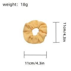 10pcs Floral Fabric Hair Scrunchies for Women Girls Sleep Soft