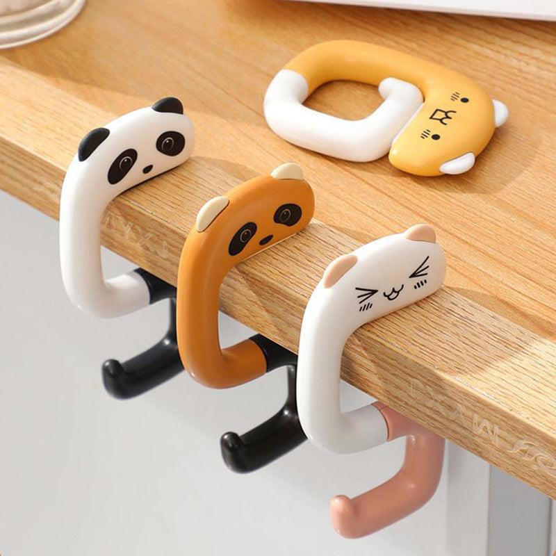 Cute Animal Adhesive Hooks for Hanging Items