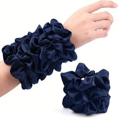 10pcs Silk Scrunchies Satin Hair Ties Elastic Hair Accessories
