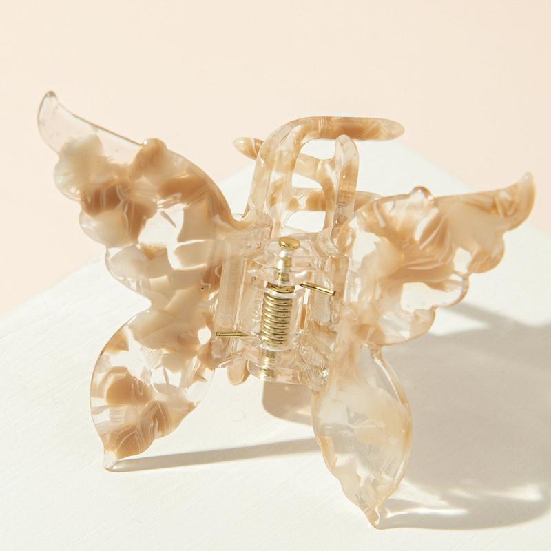 Butterfly Acetate Hair Clips Claw Clips No Slip Grip Small Hair Accessories