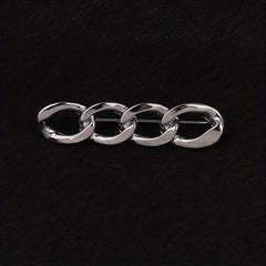 Minimalist Solid Safety Pin Brooch Alloy Buckle For Women Men