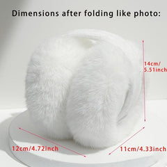Christmas Plush Earmuffs Warm Winter Girl Earmuffs For Cycling