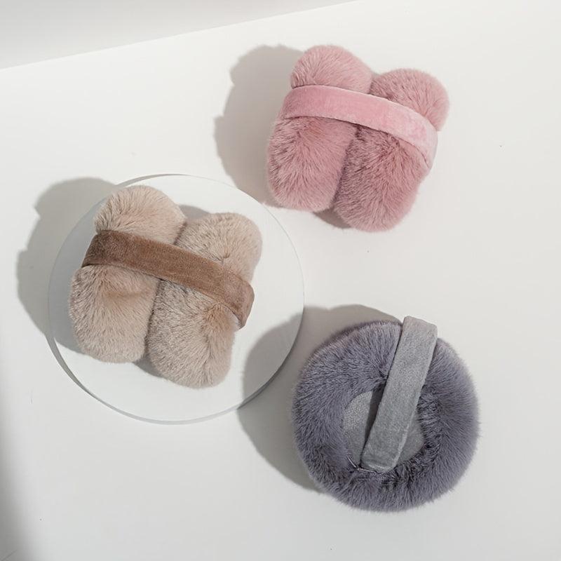 Christmas Plush Earmuffs Warm Winter Girl Earmuffs For Cycling