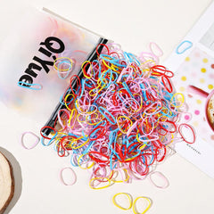 500pcs Girls Hair Accessories Elastic Hair Bands Headband Children Ponytail Hold