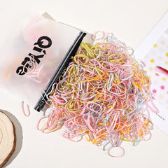 500pcs Girls Hair Accessories Elastic Hair Bands Headband Children Ponytail Hold