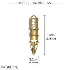 1Pcs Retro Knuckle Nails Bendable Finger Alloy Ring Men Women Jewelry Gift
