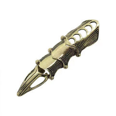1Pcs Retro Knuckle Nails Bendable Finger Alloy Ring Men Women Jewelry Gift