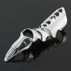 1Pcs Retro Knuckle Nails Bendable Finger Alloy Ring Men Women Jewelry Gift