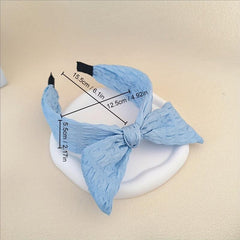 Bow Knotted Headband Hair Band For Girls Women Wide Headband