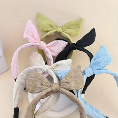 Bow Knotted Headband Hair Band For Girls Women Wide Headband