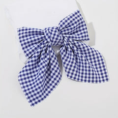 2pcs Bow Decor Hair Clip French Barrette Minimalist Headwear