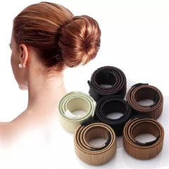 Women's Spiral Ball Hairband Wigs Bun Maker Hair Accessories
