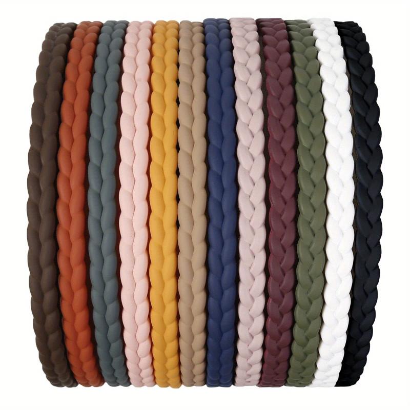 6pcs Solid Head Hoop Wash Face Spa Headband Hair Accessories for Women