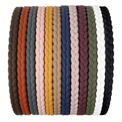 6pcs Solid Head Hoop Wash Face Spa Headband Hair Accessories for Women