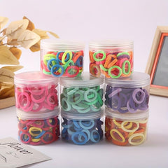 50 Pcs Ponytail Hair Ties High Elasticity Hair Accessory for Kids