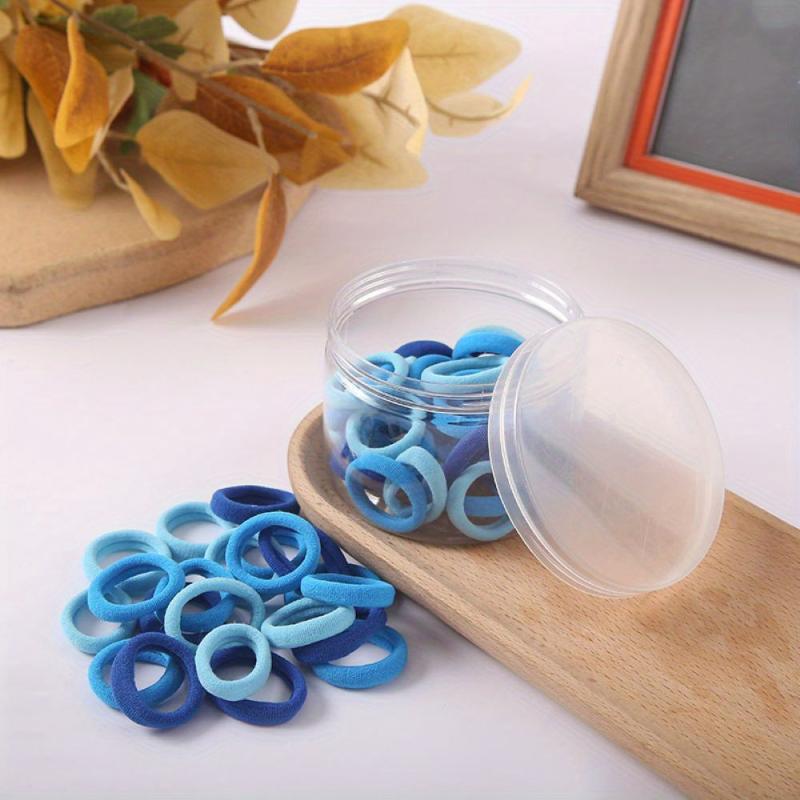50 Pcs Ponytail Hair Ties High Elasticity Hair Accessory for Kids