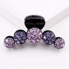 Crystal Hair Claw Vintage Shark Claw Jewelry Ponytail Holder