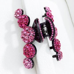 Crystal Hair Claw Vintage Shark Claw Jewelry Ponytail Holder