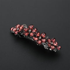 Rhinestone Hair Clips Barrette Floral Hair Accessories