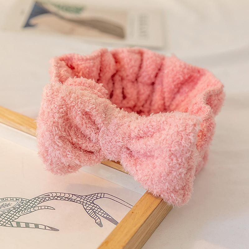 Coral Fleece Headband for Spa Facial