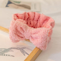 Coral Fleece Headband for Spa Facial