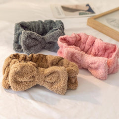 Coral Fleece Headband for Spa Facial
