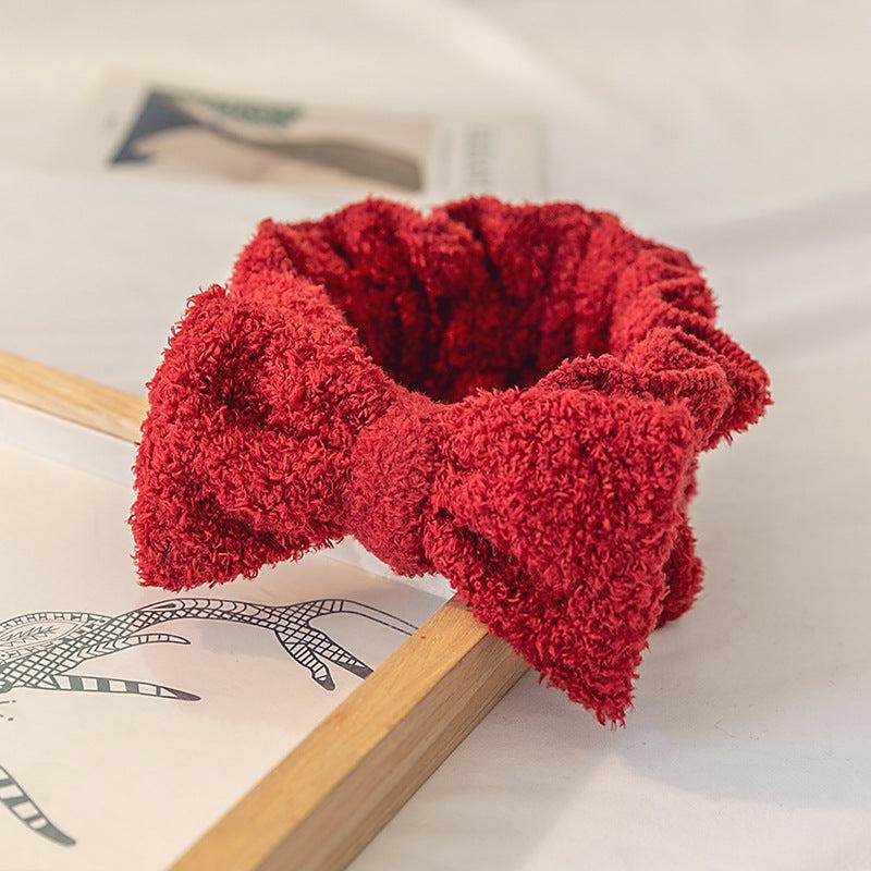 Coral Fleece Headband for Spa Facial