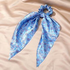 Devil's Eyes Print Hair Tie Elastic Scrunchie Ponytail Holder