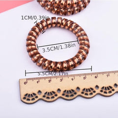 Coil Wire Hair Tie Elastic Hair Ring Ponytail Holder