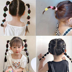 400pcs Children's Hair Tie Hair Ring High Elasticity Hair Rope