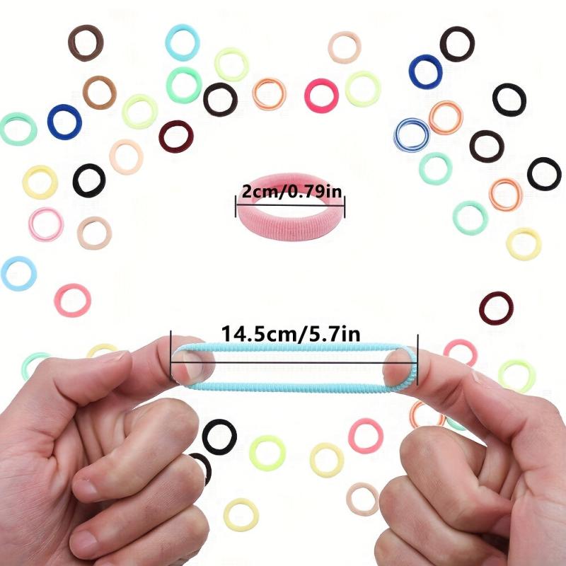 400pcs Children's Hair Tie Hair Ring High Elasticity Hair Rope