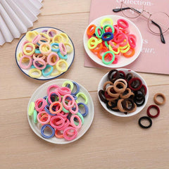 400pcs Children's Hair Tie Hair Ring High Elasticity Hair Rope