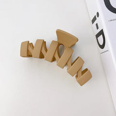 Matte Minimalist Hair Claw Clips for Thick Hair Strong Hold Jaw Hair Clamp