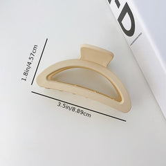 Matte Minimalist Hair Claw Clips for Thick Hair Strong Hold Jaw Hair Clamp