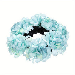 Boho Fabric Flower Hair Tie Elastic Hair Band