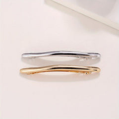 Sleek Metal Hair Clip Solid Duck Billed Clip Hair Accessories