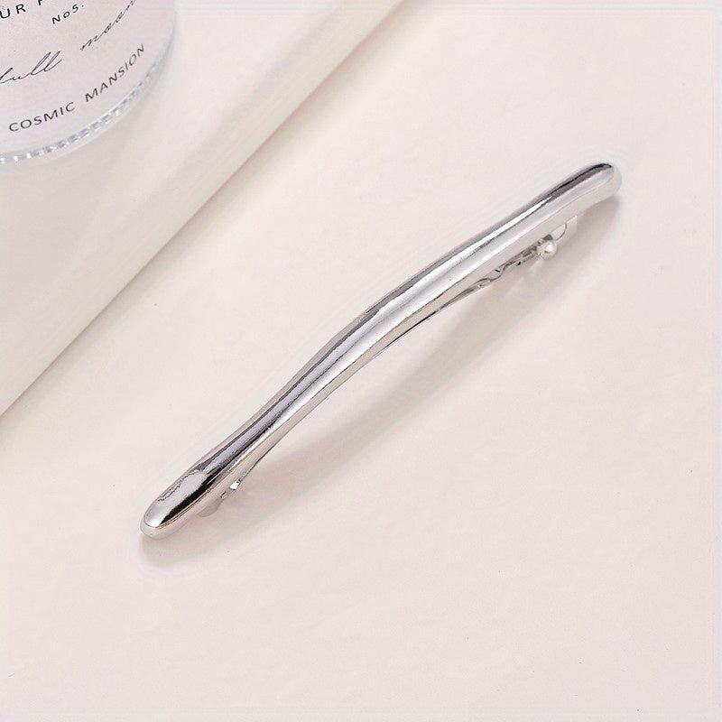 Sleek Metal Hair Clip Solid Duck Billed Clip Hair Accessories