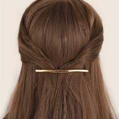 Sleek Metal Hair Clip Solid Duck Billed Clip Hair Accessories