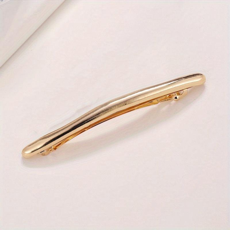 Sleek Metal Hair Clip Solid Duck Billed Clip Hair Accessories