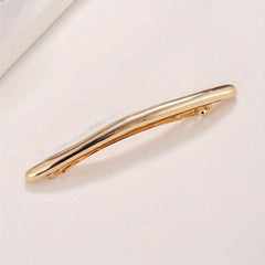 Sleek Metal Hair Clip Solid Duck Billed Clip Hair Accessories