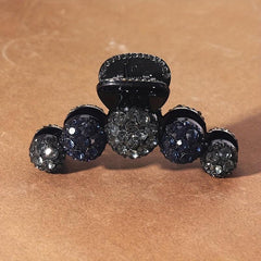 Rhinestone Round Hair Claw Shark Claw Head Jewelry Hair Acc