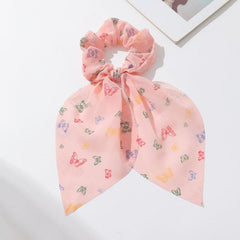 Butterfly Hair Scarf Scrunchie Soft Scrunchie for Women Girls
