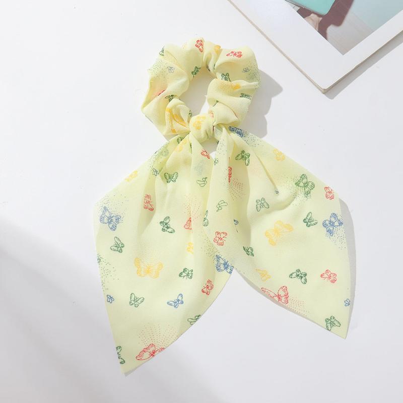 Butterfly Hair Scarf Scrunchie Soft Scrunchie for Women Girls