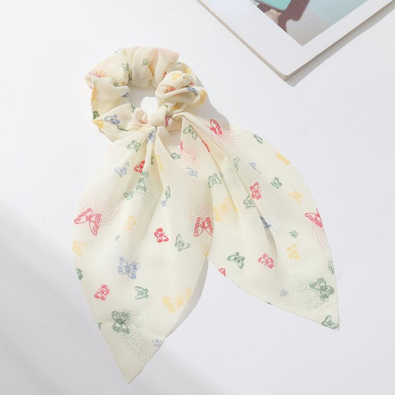 Butterfly Hair Scarf Scrunchie Soft Scrunchie for Women Girls